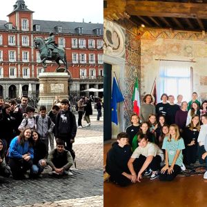 Scambi culturali dell'Istituto Canossiano: seconde e terze medie.